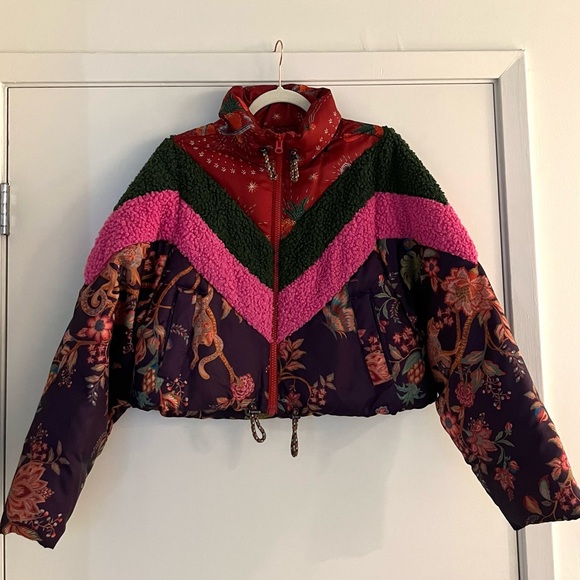 FARM Rio Multicolor Puffer Jacket - Picture 4 of 5